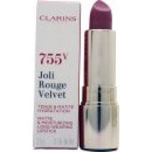 Clarins Joli Rouge Velvet Lipstick 3.5g - 755V Litchi