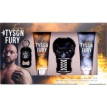 Tyson Fury Gift Set 100ml EDT + 100ml Shower Gel + 100ml Body Lotion + Keyring