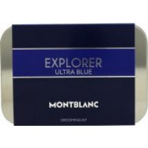 Mont Blanc Explorer Ultra Blue Gift Set 7.5ml EDP Spray + 30ml Face Cream + 30ml Cleansing Gel