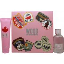DSquared² Wood For Her Gift Set 100ml EDT + 150ml Body Lotion