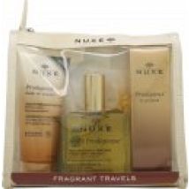 Nuxe Prodigieux Travel Exclusive Gift Set 100ml Shower Oil +  100ml Dry Oil + 30ml EDP