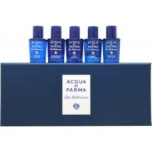 Acqua di Parma Blu Mediterraneo Miniature Set 5ml Arancia di Capri EDT + 5ml Fico di Amalfi EDT + 5ml Bergamotto di Calabria EDT + 5ml Mandorlo Di Sicilia EDT + 5ml Mirto di Panarea EDT