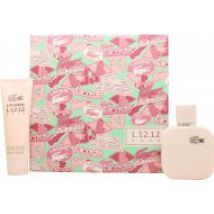 Lacoste L.12.12 Eau de Parfum Rose Gift Set 50ml EDP + 50ml Body Lotion