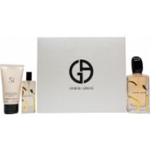 Giorgio Armani Si Gift Set 100ml EDP + 50ml Body Lotion + 15ml EDP