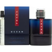 Prada Luna Rossa Ocean Eau de Toilette Gift Set 100ml EDT + 10ml EDT