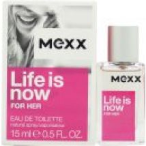 Mexx Life Is Now for Her Eau de Toilette 15ml Spray