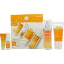 Murad The Derm Report Getting That Post-Facial Glow Gift Set 60ml Cleaner + 30ml Dark Spot Correcting Serum + 10ml Face Exfoliator + 5ml Eye Dark Circle Corrector