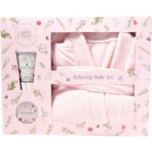 The Kind Edit Co. Spa Botanique Bath Robe Gift Set 50ml Body Lotion + 120ml Body Butter + Bath Robe