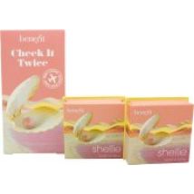 Benefit Shellie Blush Cheek It Twice Duo Set 2x 6g - Seashell Pink