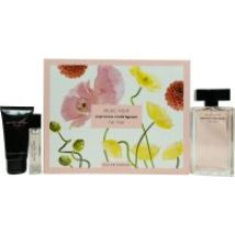 Narciso Rodriguez Musc Noir For Her Gift Set 100ml EDP Spray + 50ml Body Lotion + 10ml EDP Purse Spray