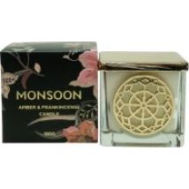 Monsoon Amber & Frankincense Scented Candle 180g