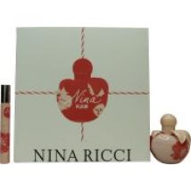 Nina Ricci Gift Set 50ml Nina Fleur EDT Spray + 10ml Nina Fleur EDT Rollerball + 10ml Nina EDT Rollerball