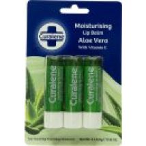 Curalene Moisturizing Lip Balm Aloe Vera 4.8g - 3 Pieces