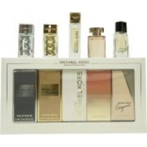 Michael Kors Fragrance Gift Set 5ml Gorgeous! EDP + 4ml Wonderlust EDP + 5ml Sexy Amber EDP + 5ml Pour Femme EDP + 5ml Pour Homme EDP