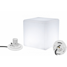 7even Design Cube-Leuchte 60 x 60 x 60cm mit E-27 Fassung und 220V Anschluss ...