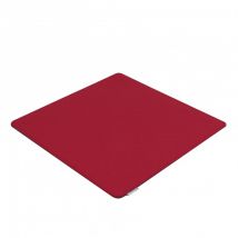 Filz Auflage 50 x 50 cm für z.B. Cube Hocker Rot/Grau - Beidseitig 4mm/4mm