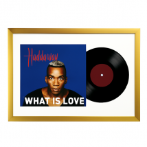 7even Vinyl-Schallplattenrahmen für die Wand - Doppelrahmen aus Holz, mit Acr...