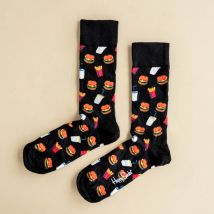 Happy Socks | 1 paar | Hamburger | maat 41 - 46 | Letterbox Gifts