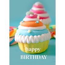 Photoflash - Verjaardagskaart - cupcake