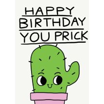 Jolly Awesome - Verjaardagskaart - cactus