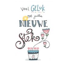 Funny Side Up - Nieuwe woning kaart - Nieuwe stek