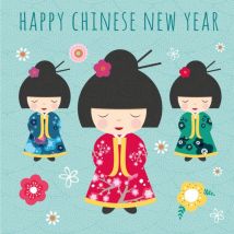 Davora - Chinees nieuwjaar kaart - Vrouwen
