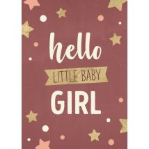 Papercute - Geboortekaart - meisje