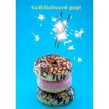 Photoflash - Felicitatiekaart - Pap - Kleurrijk