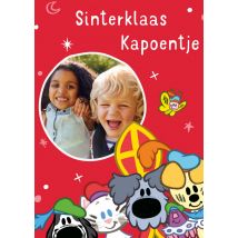 Woezel en Pip - Sinterklaaskaart - met foto
