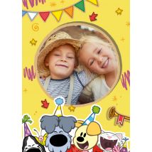 Woezel en Pip - Verjaardagskaart - fotokaart