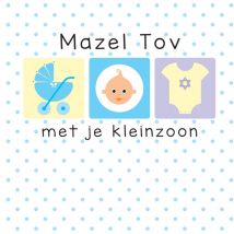 Davora - Geboortekaart - Mazel Tov - Kleinzoon