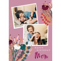 Verjaardagskaart - Bloemen - Mama - Foto