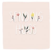 UK Greetings - Denken aan kaart - sending hugs