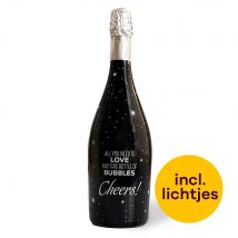 Greetz | Prosecco | Cheers Vino Spumante incl. lampje | 750 ml