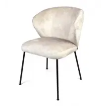 Claudie :: Krzesło tapicerowane Stella nogi metalowe kolor do wyboru szer. 55 cm