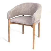 Claudie :: Krzesło tapicerowane Monica z podłokietnikami nogi drewniane kolor do wyboru szer. 59 cm
