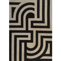 Carpet Decor :: Dywan Tiffany czarno-beżowy łatwe czyszczenie