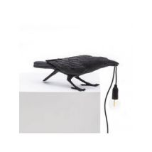 Seletti :: Lampa stołowa zewnętrzna Bird Playing czarna