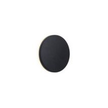 Nordlux :: Lampa ogrodowa ścienna / kinkiet zewnętrzny Artego Round czarny śr. 15 cm