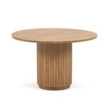 Drewniany stół okrągły Lyca drewno mango śr. 120 cm