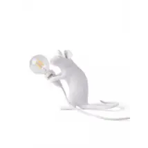 Seletti :: Lampa stołowa Mouse Mac biała