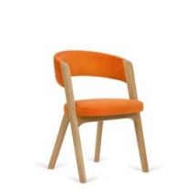 Paged :: Krzesło tapicerowane Argo pomarańczowe szer. 54 cm