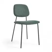 Krzesło tapicerowane Bellada zielone wys. 83 cm
