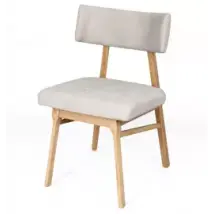 Claudie :: Krzesło tapicerowane Chloe nogi drewniane kolor do wyboru szer. 48 cm