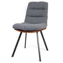 Claudie :: Krzesło tapicerowane Johan nogi metal kolor do wyboru szer. 47 cm
