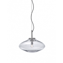 Bomma :: Lampa wisząca Disc transparentna śr. 55 cm