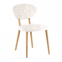 Mobitec :: Krzesło tapicerowane Toro C01 białe szer. 48 cm