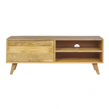 TABLE4U :: Drewniana szafka RTV Ragnar 120x40x45 - kolor naturalny