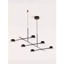 Aromas :: Lampa wisząca Nera Six szer. 120 cm czarna