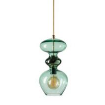 EBB & FLOW :: Lampa wisząca Futura zielona śr. 18 cm
